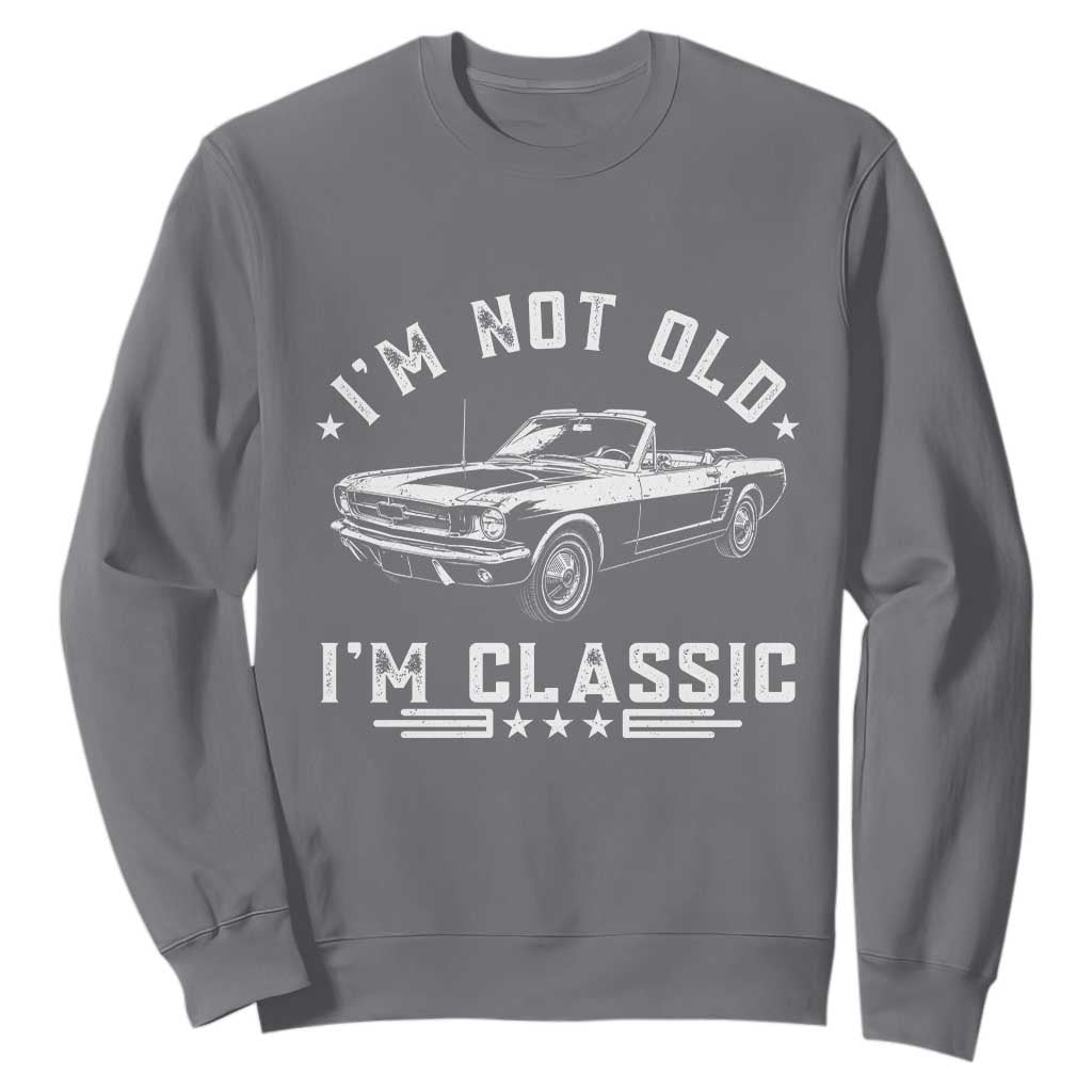 I'm Not Old I'm Classic Sweatshirt Vintage 1963 Classic Sports Car