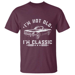 I'm Not Old I'm Classic T Shirt Vintage 1963 Classic Sports Car