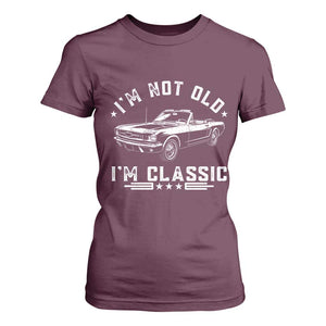 I'm Not Old I'm Classic T Shirt For Women Vintage 1963 Classic Sports Car