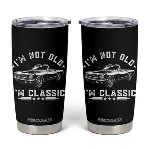 I'm Not Old I'm Classic Tumbler Cup Vintage 1963 Classic Sports Car