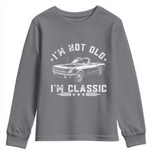 I'm Not Old I'm Classic Youth Sweatshirt Vintage 1963 Classic Sports Car