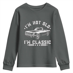 I'm Not Old I'm Classic Youth Sweatshirt Vintage 1963 Classic Sports Car