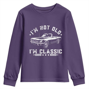 I'm Not Old I'm Classic Youth Sweatshirt Vintage 1963 Classic Sports Car