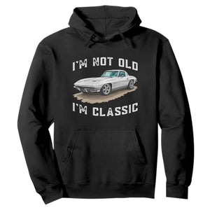 I'm Not Old I'm Classic Hoodie Vintage 1963 Sports Car Retro Americana