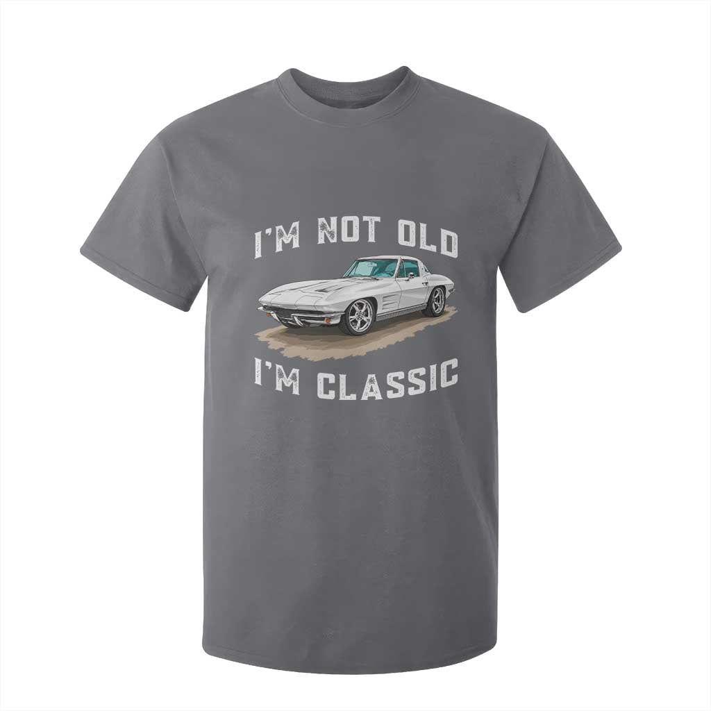 I'm Not Old I'm Classic T Shirt For Kid Vintage 1963 Sports Car Retro Americana