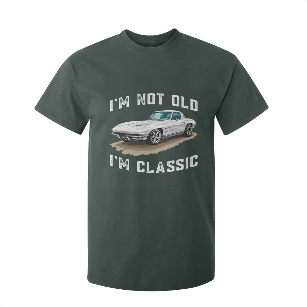 I'm Not Old I'm Classic T Shirt For Kid Vintage 1963 Sports Car Retro Americana