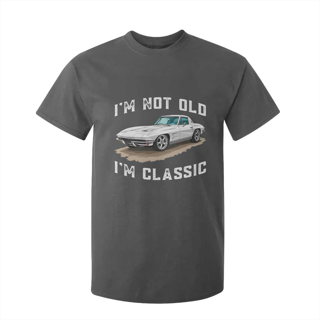 I'm Not Old I'm Classic T Shirt For Kid Vintage 1963 Sports Car Retro Americana