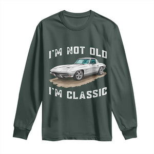 I'm Not Old I'm Classic Long Sleeve Shirt Vintage 1963 Sports Car Retro Americana