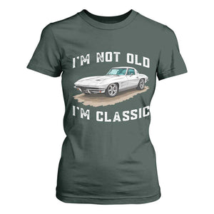 I'm Not Old I'm Classic T Shirt For Women Vintage 1963 Sports Car Retro Americana