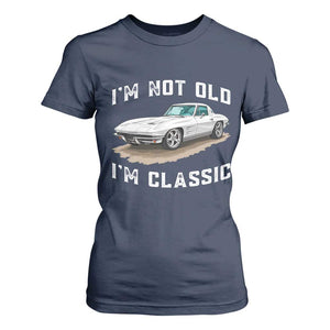 I'm Not Old I'm Classic T Shirt For Women Vintage 1963 Sports Car Retro Americana