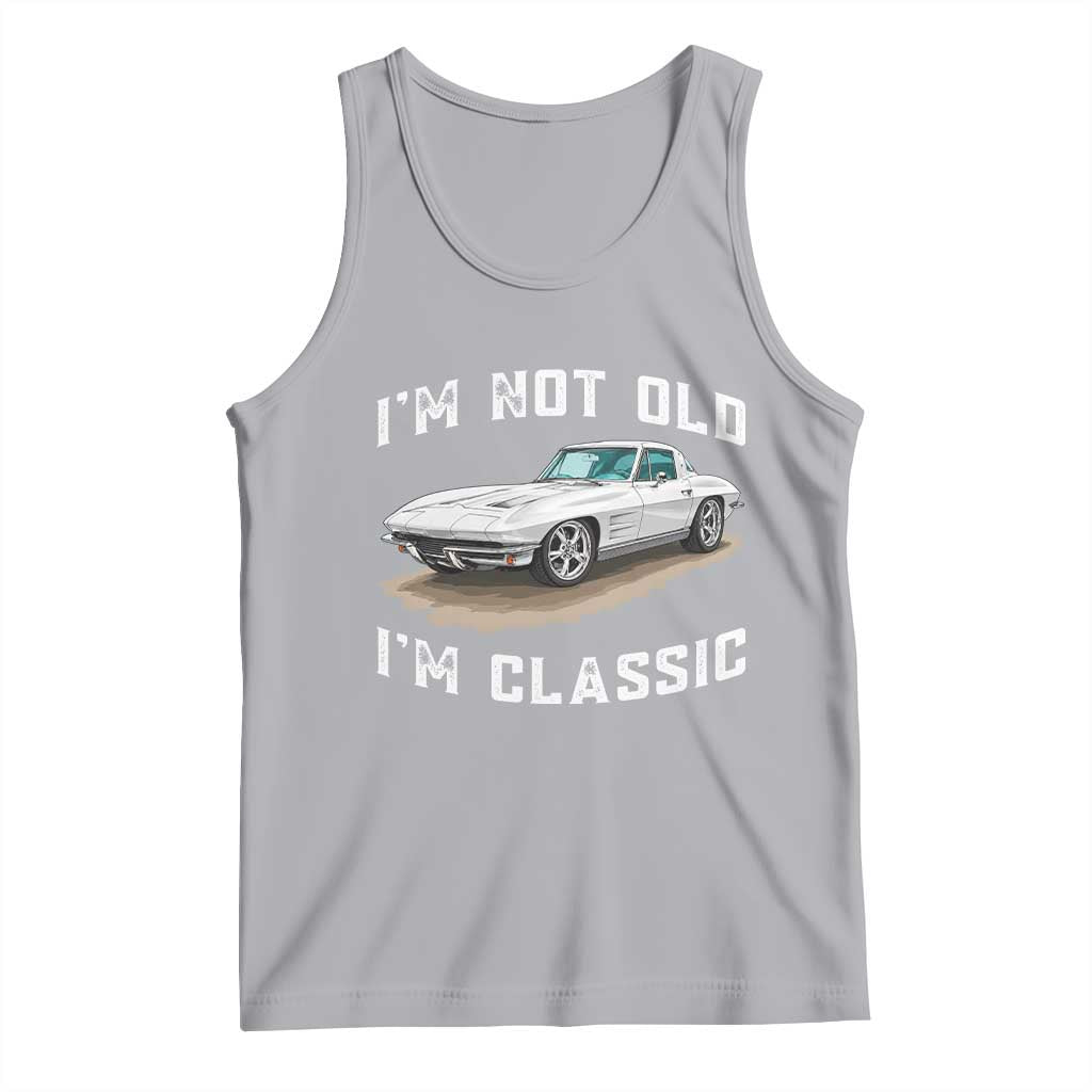 I'm Not Old I'm Classic Tank Top Vintage 1963 Sports Car Retro Americana