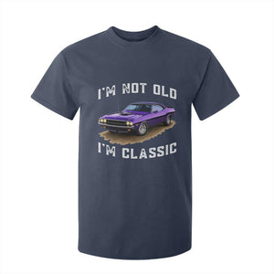 I'm Not Old I'm Classic T Shirt For Kid Vintage 1970 Purple Classic Muscle Car