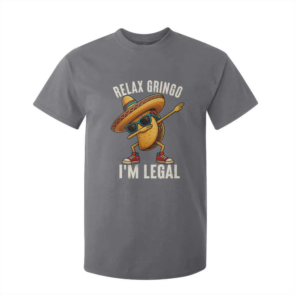Relax Ringo I'm Legal T Shirt For Kid Funny Mexican Taco Lover TS14 Charcoal Print Your Wear