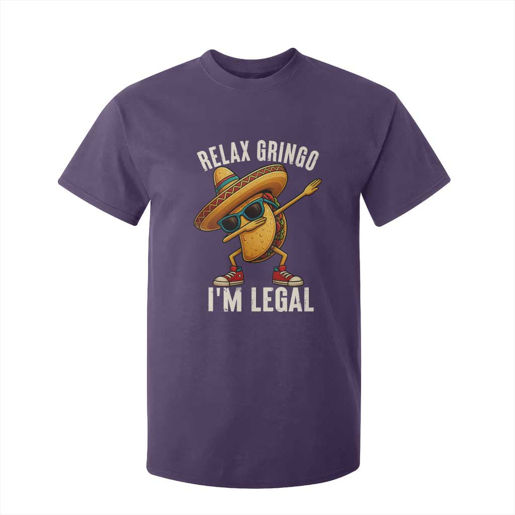 Relax Ringo I'm Legal T Shirt For Kid Funny Mexican Taco Lover TS14 Purple Print Your Wear
