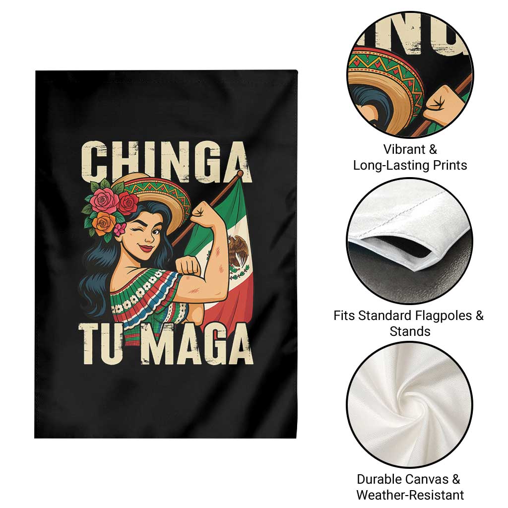 Chinga Tu Maga Protest Garden Flag Funny Mexican Women TS14 Print Your Wear