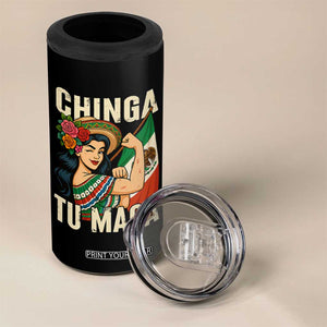 Chinga Tu Maga Protest 4 in 1 Can Cooler Tumbler Funny Mexican Women TS14 Print Your Wear