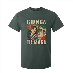 Chinga Tu Maga Protest T Shirt For Kid Funny Mexican Women TS14 Dark Forest Green Print Your Wear