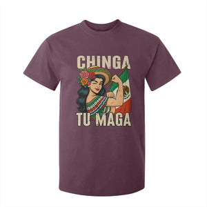 Chinga Tu Maga Protest T Shirt For Kid Funny Mexican Women TS14 Maroon Print Your Wear