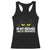 Sarcastic Black Cat Racerback Tank Top In My Defense I Was Left Unsupervised TS14 Black Print Your Wear