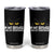 Sarcastic Black Cat Tumbler Cup In My Defense I Was Left Unsupervised TS14 Black Print Your Wear