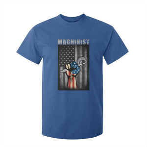 Machinist Patriotic US Flag T Shirt For Kid TS14 Royal Blue Print Your Wear