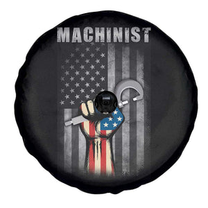 Machinist Patriotic US Flag Spare Tire Cover TS14 Print Your Wear