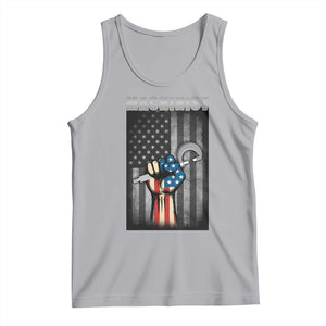 Machinist Patriotic US Flag Tank Top TS14 Athletic Heather Print Your Wear