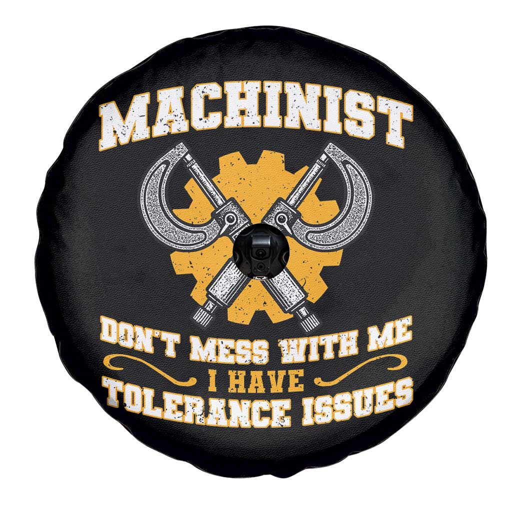 Funny Machinist Sarcastic Spare Tire Cover Do Not Mess With Me I Have Tolerance Issues TS14 Print Your Wear