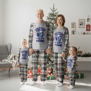 Funny Fisherman Plaid Pajama Set The Voices In My Head Are Telling Me To Go Fishing TS14 Christmas Plaid Print Your Wear