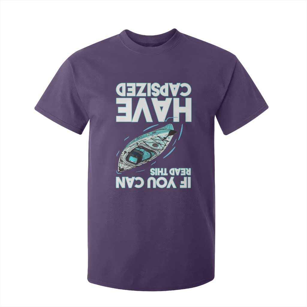 If You Can Read This I Have Capsized T Shirt For Kid Funny Boating TS14 Purple Print Your Wear