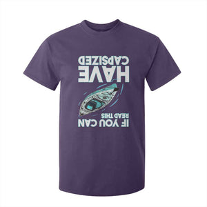 If You Can Read This I Have Capsized T Shirt For Kid Funny Boating TS14 Purple Print Your Wear