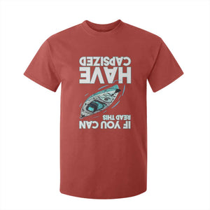 If You Can Read This I Have Capsized T Shirt For Kid Funny Boating TS14 Red Print Your Wear