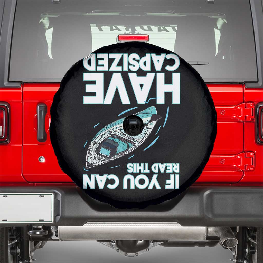If You Can Read This I Have Capsized Spare Tire Cover Funny Boating TS14 Black Print Your Wear