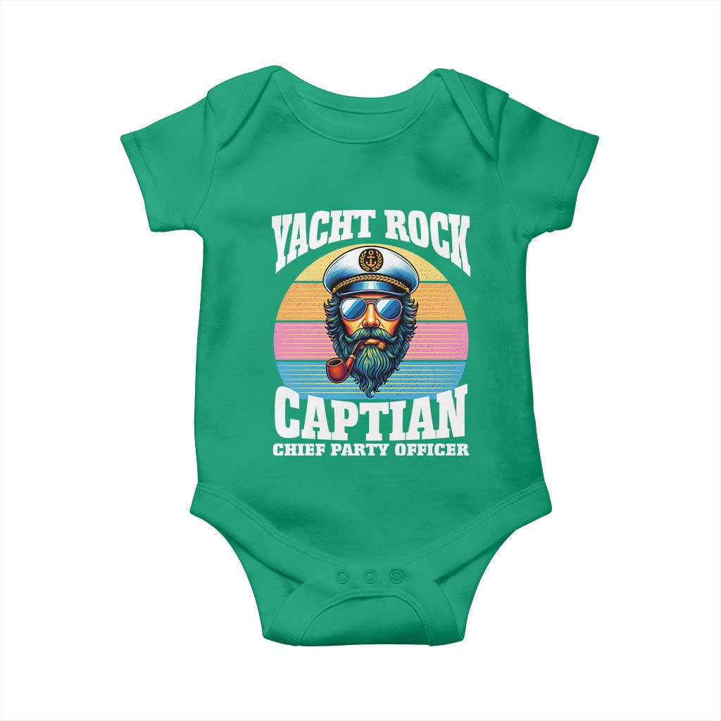 Yacht Rock Captain Baby Onesie Funny Boating Party Music TS14 Irish Green Print Your Wear