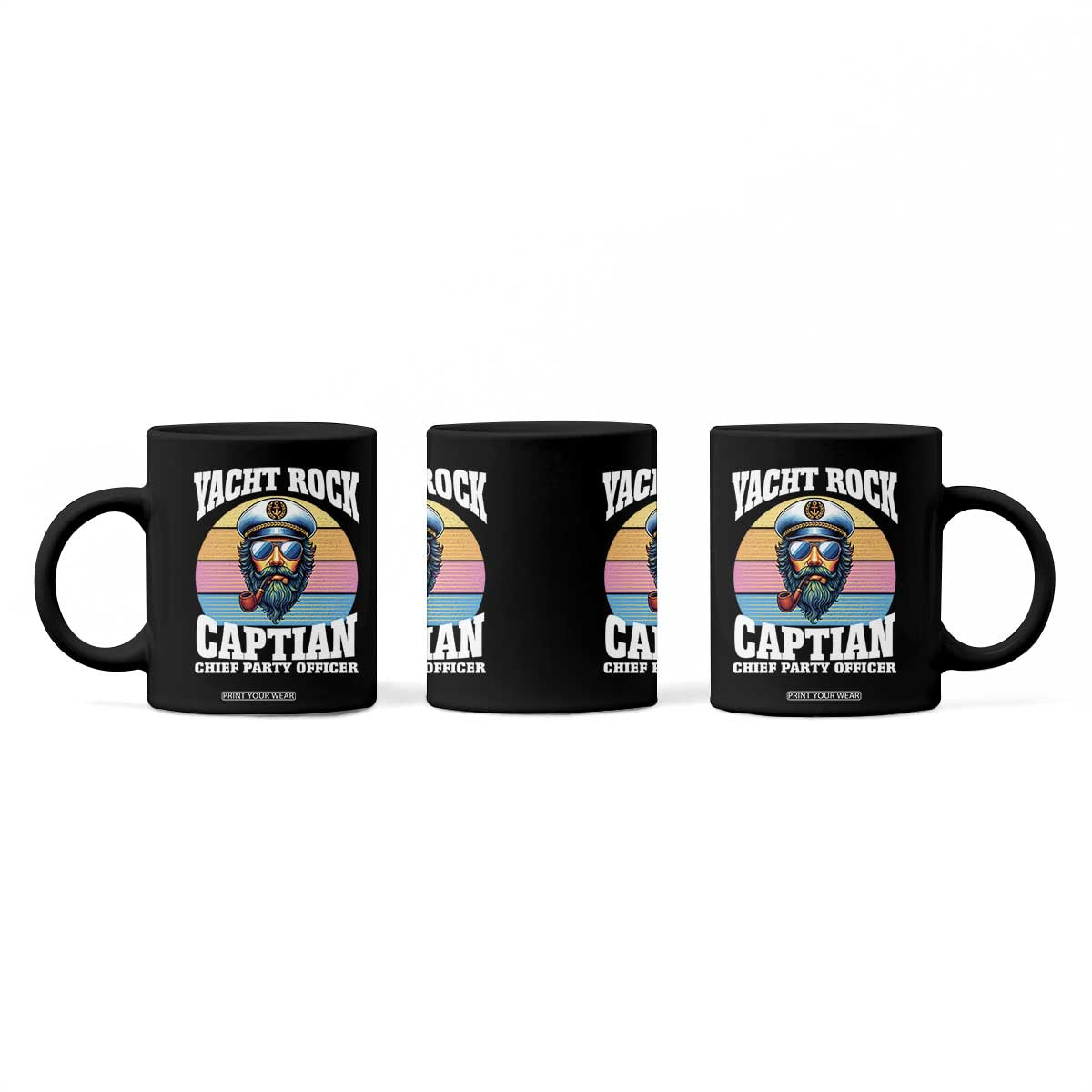 Yacht Rock Captain Coffee Mug Funny Boating Party Music TS14 Print Your Wear