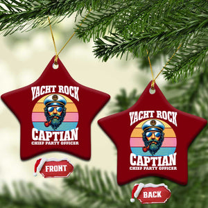 Yacht Rock Captain Ceramic Ornament Funny Boating Party Music TS14 Print Your Wear