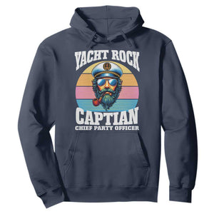 Yacht Rock Captain Hoodie Funny Boating Party Music TS14 Navy Print Your Wear