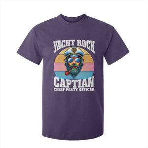 Yacht Rock Captain T Shirt For Kid Funny Boating Party Music TS14 Purple Print Your Wear