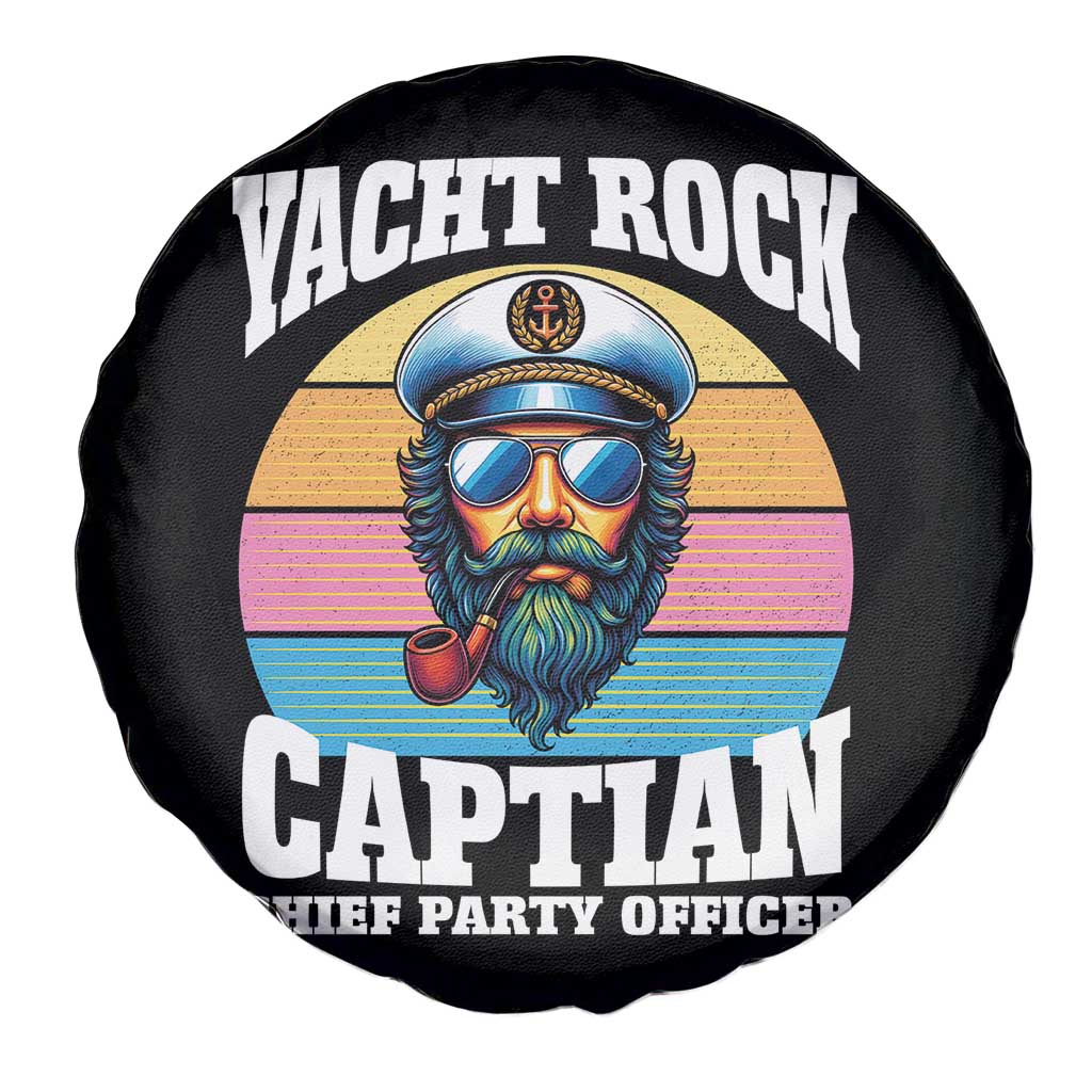 Yacht Rock Captain Spare Tire Cover Funny Boating Party Music TS14 Print Your Wear
