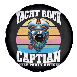 Yacht Rock Captain Spare Tire Cover Funny Boating Party Music TS14 Print Your Wear