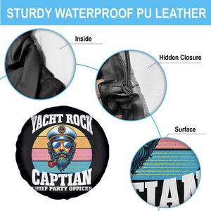Yacht Rock Captain Spare Tire Cover Funny Boating Party Music TS14 Print Your Wear