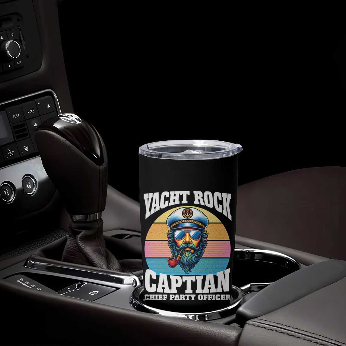 Yacht Rock Captain Tumbler Cup Funny Boating Party Music TS14 Print Your Wear