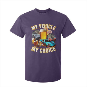 My Vehicle My Choice T Shirt For Kid Funny Drunk Driving TS14 Purple Print Your Wear