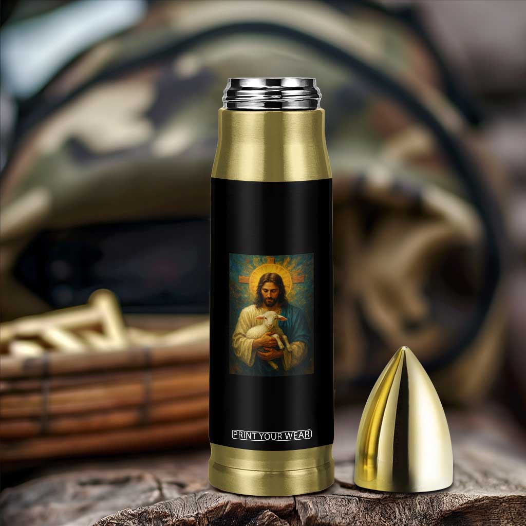 Jesus Christian Bullet Tumbler Hug Lamb Faith Easter TS14 Print Your Wear