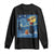 Cat Starry Night Christmas Long Sleeve Shirt Van Gogh Cat Lover Xmas TS14 Black Print Your Wear