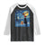 Cat Starry Night Christmas Raglan Shirt Van Gogh Cat Lover Xmas TS14 Black White Print Your Wear