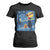 Cat Starry Night Christmas T Shirt For Women Van Gogh Cat Lover Xmas TS14 Black Print Your Wear