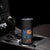 Black Cat Halloween Skinny Tumbler Starry Night Van Gogh TS14 Print Your Wear