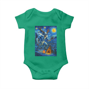 Wedigo Cryptid Christmas Baby Onesie Native American Starry Night Xmas TS14 Irish Green Print Your Wear