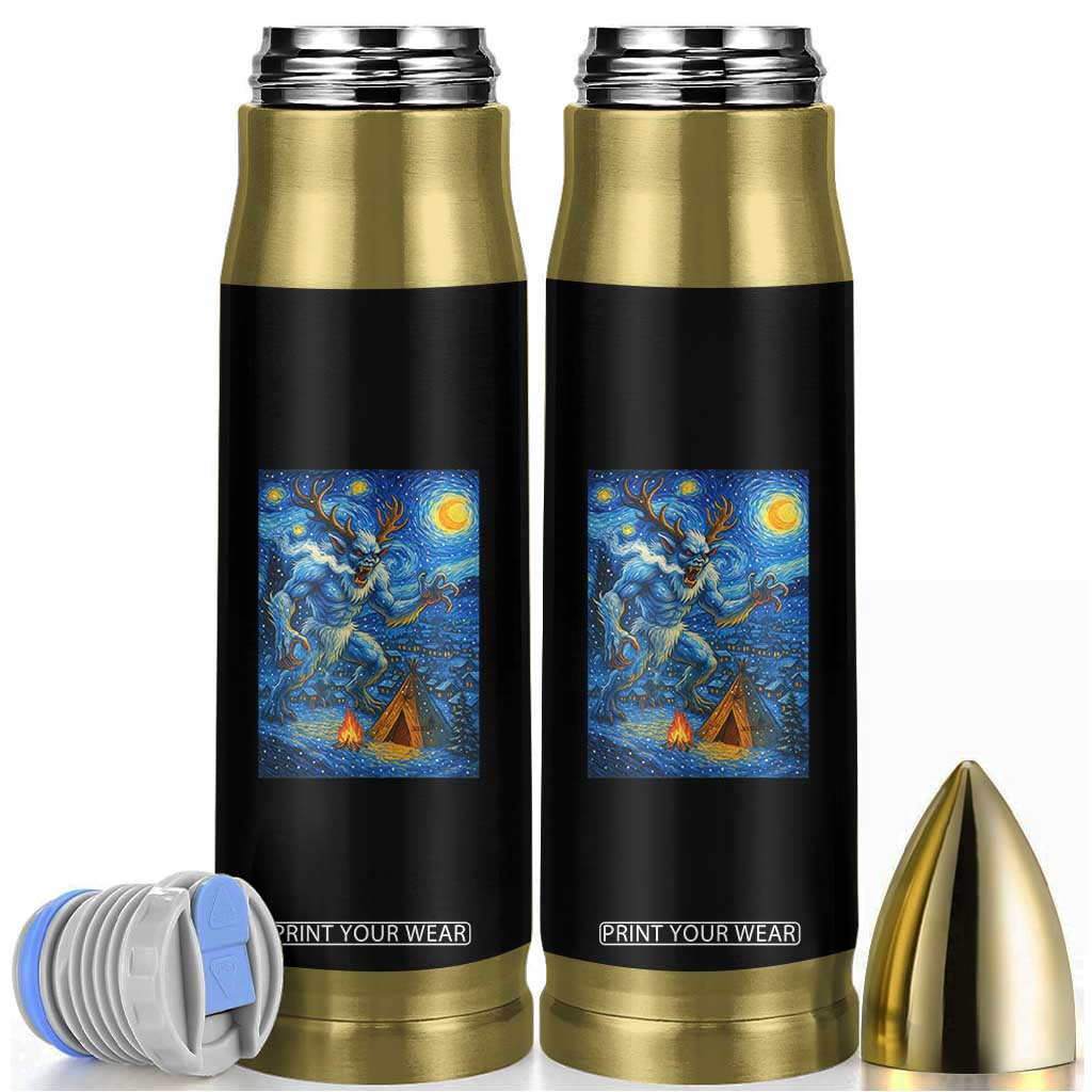 Wedigo Cryptid Christmas Bullet Tumbler Native American Starry Night Xmas TS14 Black Print Your Wear
